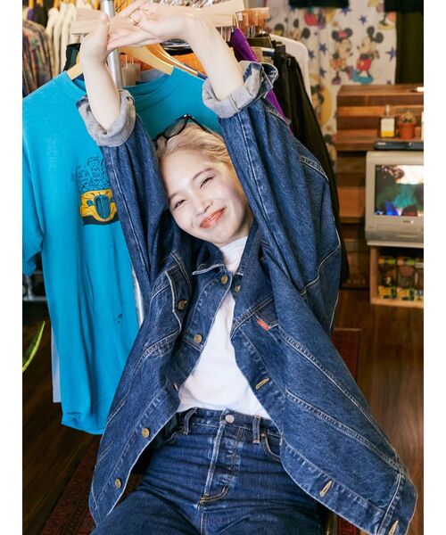 Ungrid（アングリッド）の「ビッグシルエットデニムジャケット（デニム