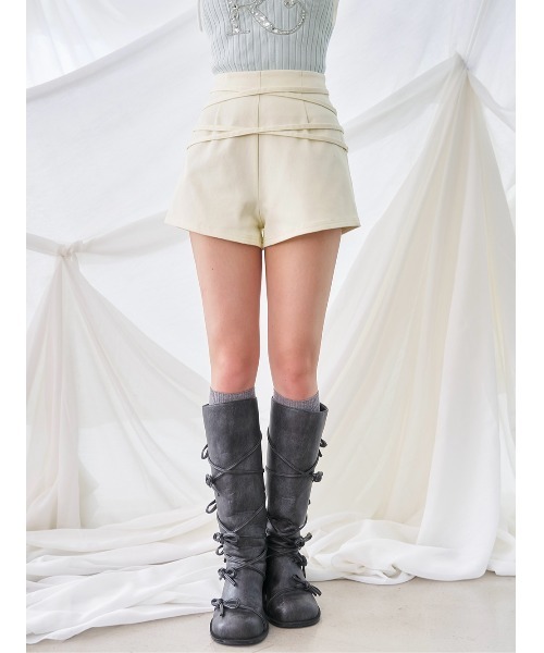 ダブルクロスベルトショートパンツ（その他パンツ）｜Darich
