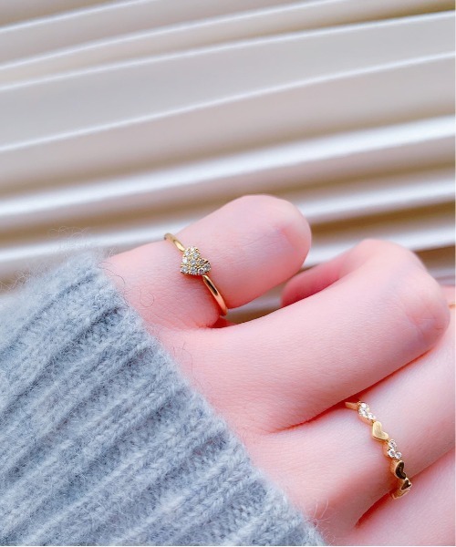 アンハートパヴェリング（リング）｜AHKAH（アーカー）のファッション