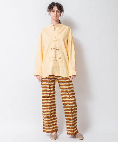 マルチボーダーニットパンツ | ジョンブル公式通販/JOHNBULL ONLINE STORE