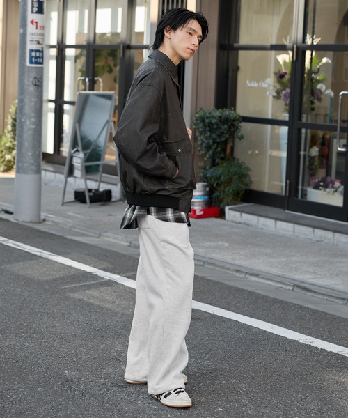 オーバーサイズヴィンテージライクブルゾン MONO-MART│MONO-MART
