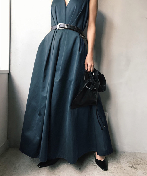 Ameri（アメリ）の「LADY TUCK FLARE DRESS（ワンピース）」 - WEAR