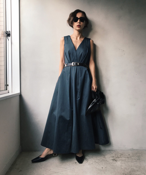 Ameri（アメリ）の「LADY TUCK FLARE DRESS（ワンピース）」 - WEAR