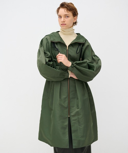 新品未使用タグ付 LANVIN en Bleu ボアライナー付モッズコート 38 新品