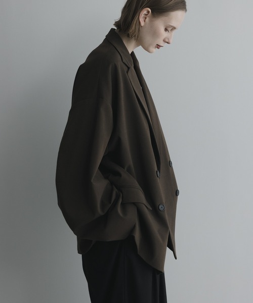 セットアップ対応】loose basic double tailored jacket / ルーズ