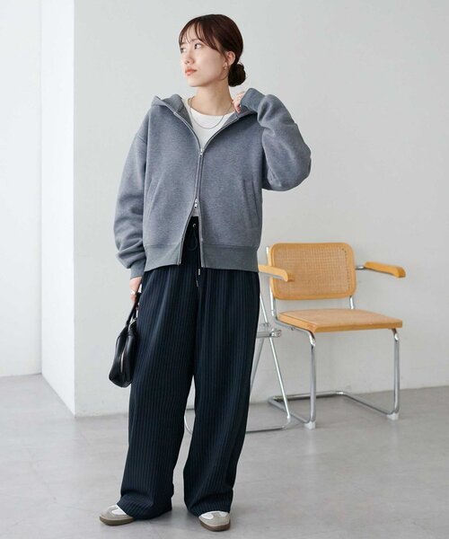 大人のためのパーカー】ボンディングWジップパーカー（パーカー