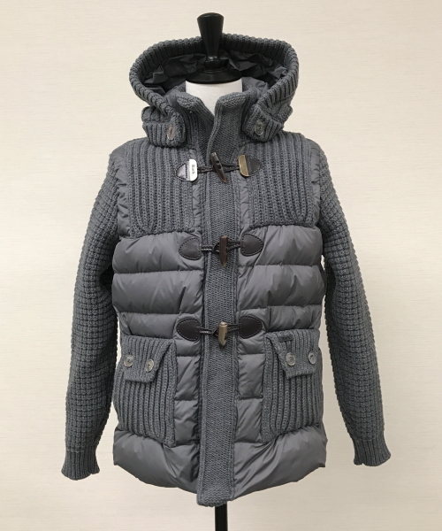 BARK（バーク）の「《BARK/バーク》 ダウン×ニット ショートダッフル