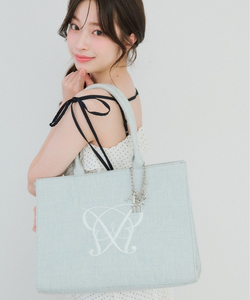 Aimerianejoieチャーム付きキャリーオントート（トートバッグ）｜OLIVE