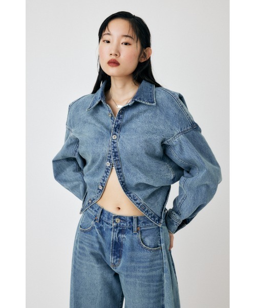 MOUSSY（マウジー）の「REMAKE DENIM SHIRT ジャケット（デニム