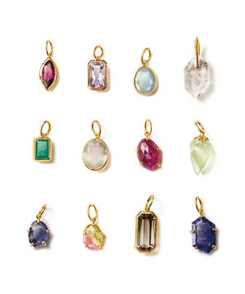 agete（アガット）の「K10バースデーストーンチャーム（ウォーター