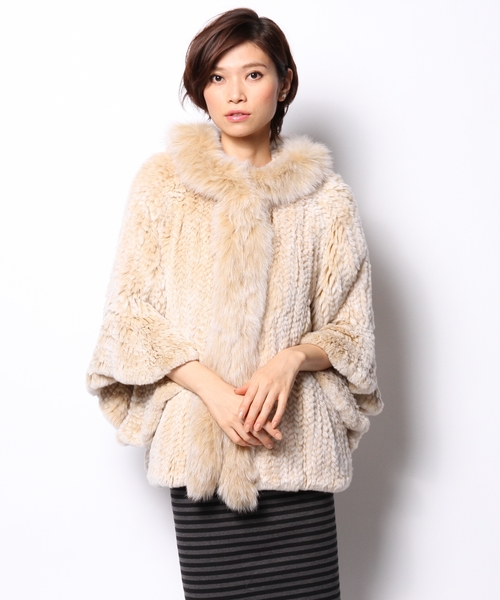 GRACE CONTINENTAL（グレースコンチネンタル）の「フードファーフリル