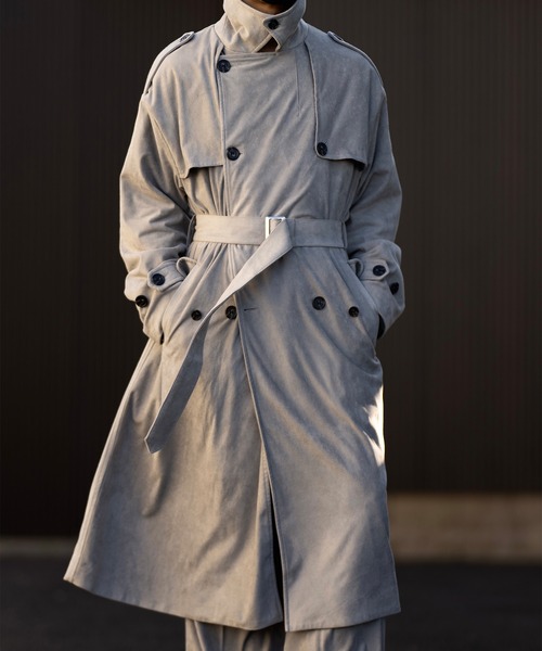 CLEL（クレイル）の「【CLEL】Double Tech Fade Trench Coat/ダブル