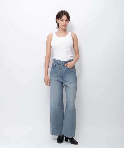 デニムアシンメトリーパンツ | ジョンブル公式通販/JOHNBULL ONLINE STORE