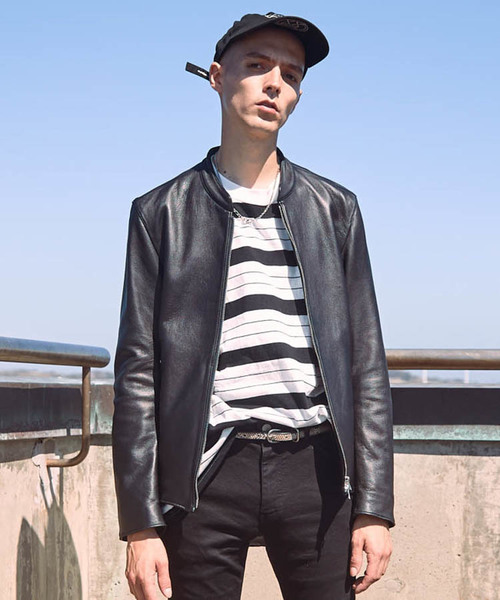 LIDNM（リドム）の「LIDNM/リドム/ラムレザーシングルライダース