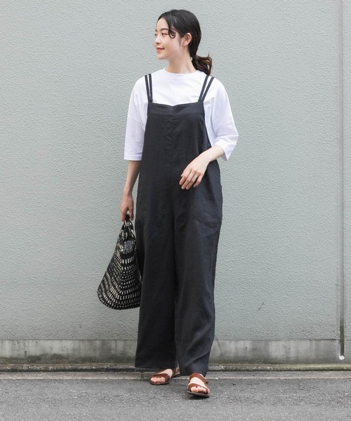 かぐれ（カグレ）の「リネンサロペット（サロペット/オーバーオール