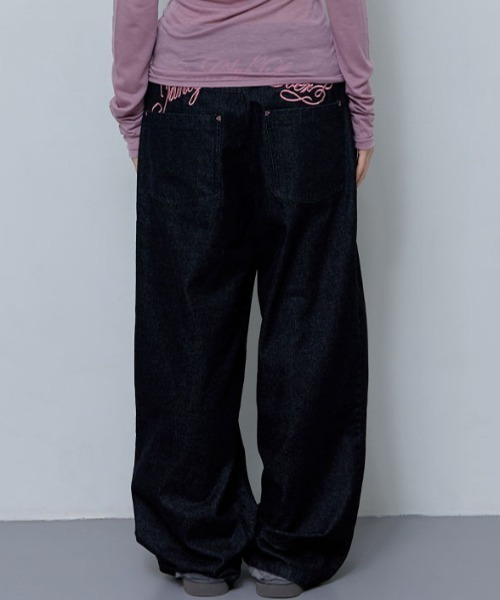 A'GEM/9 × .kom 『 FANCY CLUB/ファンシークラブ』 FRONT PINTUCK WIDE