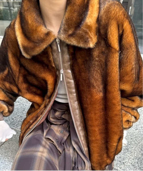 セール】DESSERT CUP FUR BLOUSON（ブルゾン）｜Ameri（アメリ）の