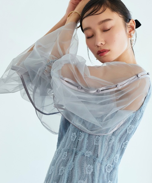 オケージョン対応】マルチwayチュールレイヤーマーメイドレース