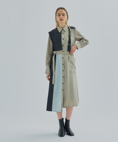 UNITED TOKYO（ユナイテッドトウキョウ）の「ダブルベルトシャツ