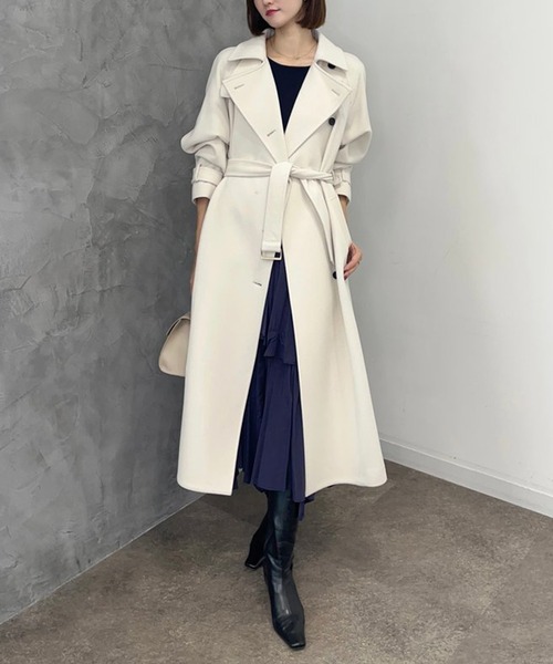 anuans（アニュアンス）の「ウールトレンチコート（トレンチコート