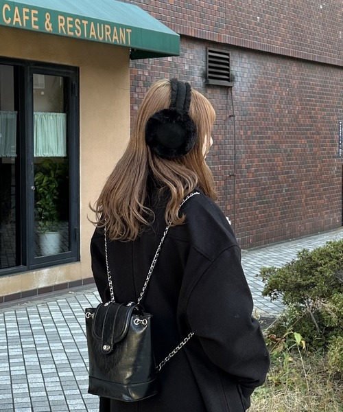 セール】【寒い冬でも可愛く防寒！】ムートンイヤーマフ（イヤーマフ
