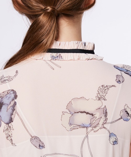 フラワーシフォンワンピース（ワンピース）｜Sov.（ソブ）の