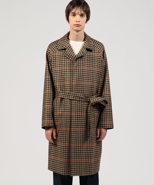 セール】TAGLIATORE ウール ベルテッドコート（ステンカラーコート