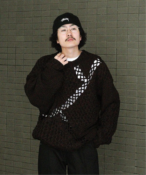 Jieda（ジエダ）の「【JIEDA / ジエダ】MIX CABLE KNIT（ニット