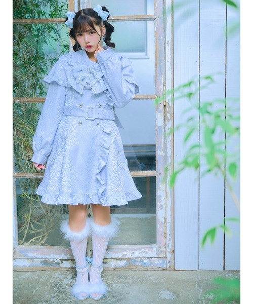 Ank Rouge（アンクルージュ）の「ケープフリルトレンチコート（その他