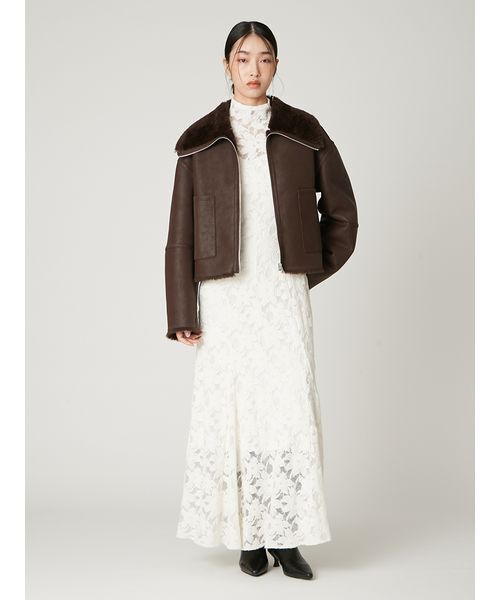 セール】ボンディングリバーシブルショートジャケット（ブルゾン