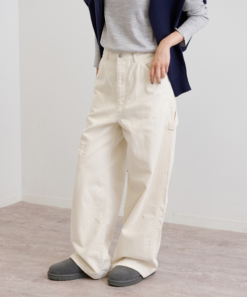 FRAMeWORK（フレームワーク）の「デニムペインターパンツ（デニム