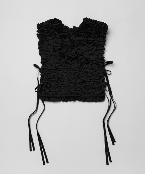 PERNA（ペルナ）の「スクエアフリルベスト（ベスト）」 - WEAR