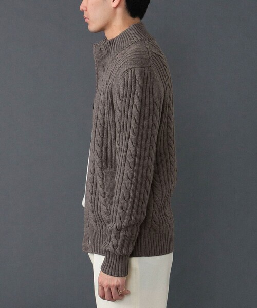 BAFY（バフィー）の「BAFY / 別注 ウール ケーブル スタンドカラー