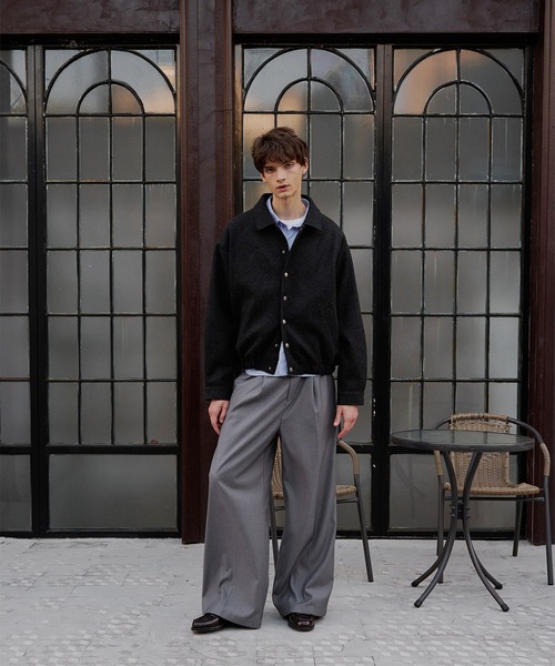 Regen Glanz（レーゲングランツ）の「simple melton button jacket