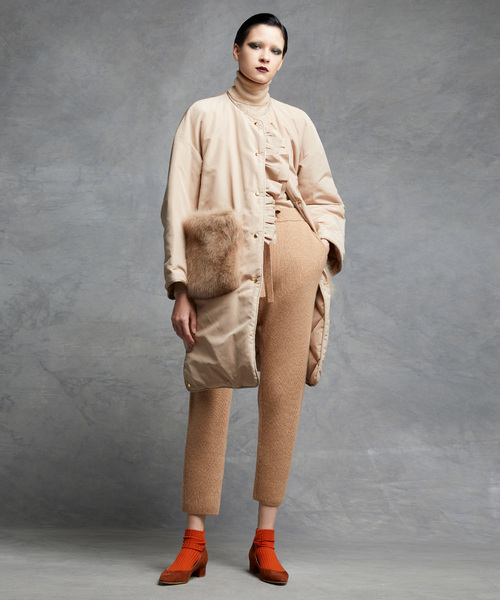 Drawer（ドゥロワー）の「Drawer キルトダウンファーポケットコート