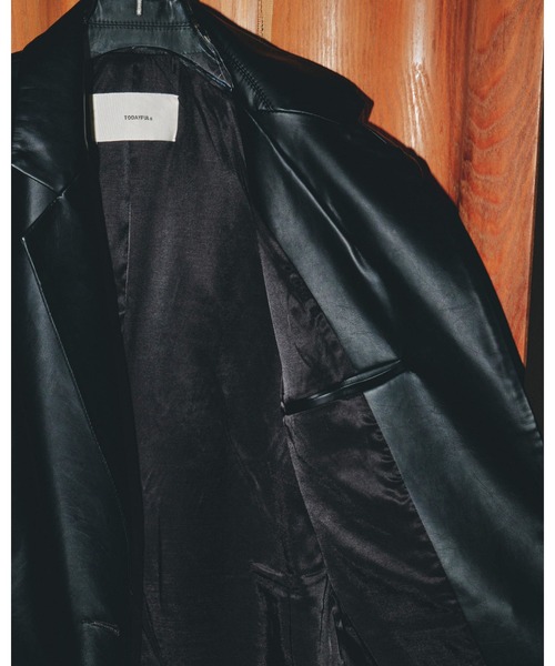 TODAYFUL（トゥデイフル）の「エコレザーテイラージャケット