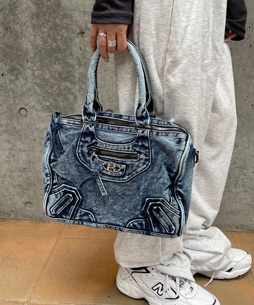 デニムボストンバッグ（ボストンバッグ）｜ROGER AND RAW（ロジャー