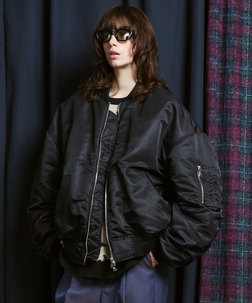 UNISEX》Prime-Over Nylon MA-1 Bomber Jacket/プライムオーバー