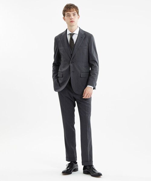 セール】トロッター エクストラソリッドトラウザーズ 2WAYピンヘッド調