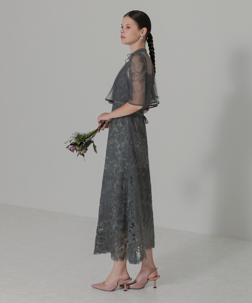 Leja（レジャ）の「【LEJA】フロントオープンバックプリーツウエスト