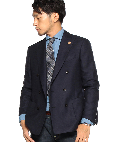 LARDINI（ラルディーニ）の「LARDINI / ホップサック ダブルブレスト
