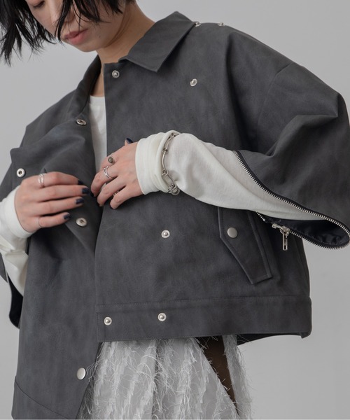 VACANCY（ヴァカンシー）の「アシンメトリーヴィガンレザー2way