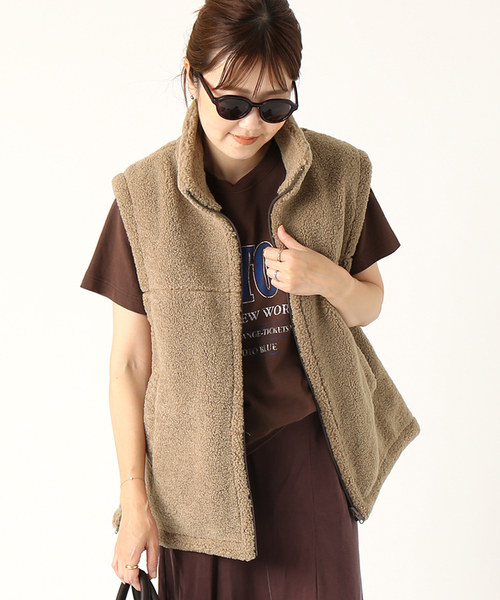 plage（プラージュ）の「reversible boa ベスト NEW（ベスト）」 - WEAR