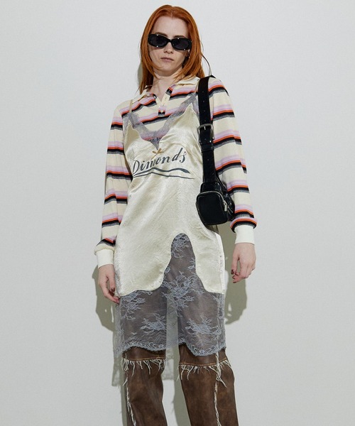 MAISON SPECIAL（メゾンスペシャル）の「Print Camisole Lace Tunic