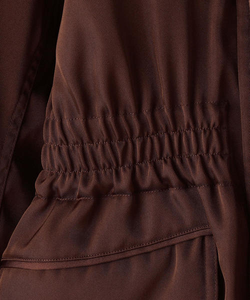 6（ロク）の「＜6(ROKU)＞BOA COLLAR ZIP COAT/コート（ミリタリー