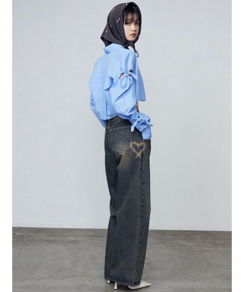 セール】グラフィックルーズジーンズ（デニムパンツ）｜EMODA（エモダ