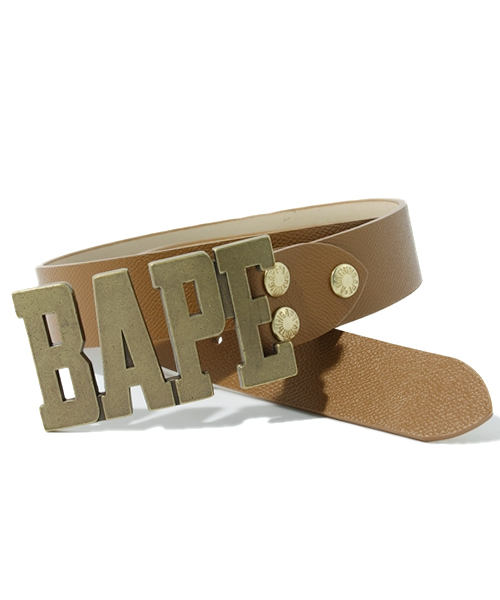 A BATHING APE（アベイシングエイプ）の「BAPE LEATHER BELT（ベルト