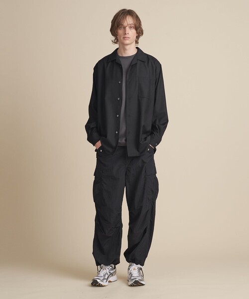 ZOZO限定】ナイロン ワイド ミリタリー カーゴパンツ（カーゴパンツ