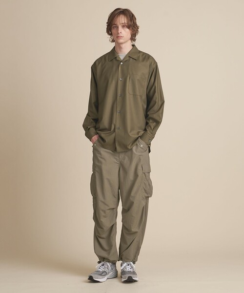 ZOZO限定】ナイロン ワイド ミリタリー カーゴパンツ（カーゴパンツ