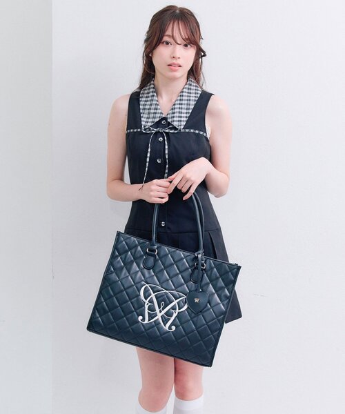 キャリーオン/大容量】Aimerianejoieキルティングキャリーオントート